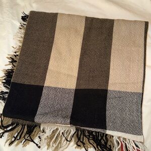 Burberry Check Wool Scarf